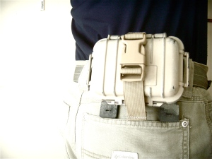 Down Range Gear PALS Integrated Pelican Micro Case belt carried